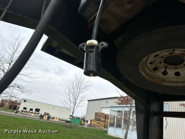 image for item EH7349 2015 Maxwell drop deck equipment trailer