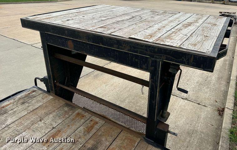 image for item EH7349 2015 Maxwell drop deck equipment trailer