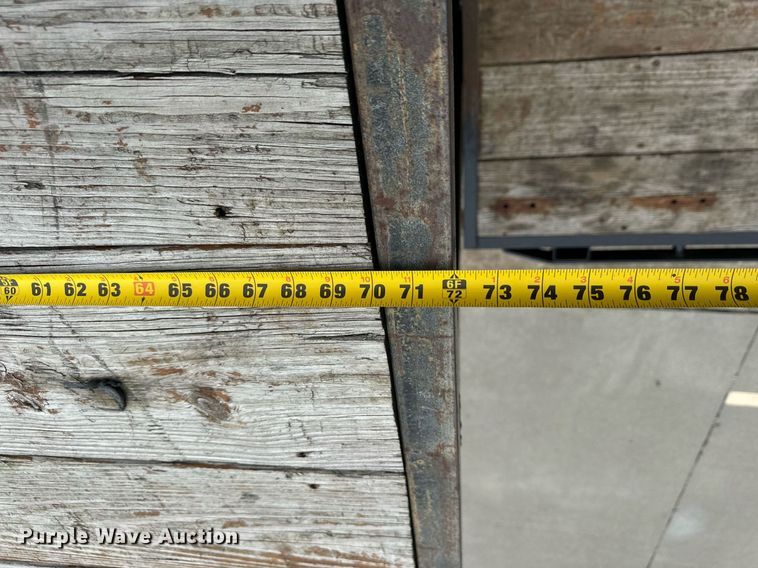 image for item EH7349 2015 Maxwell drop deck equipment trailer