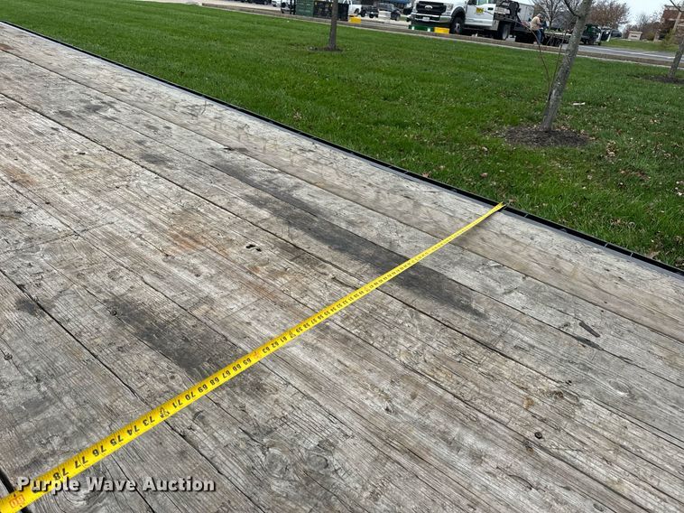 image for item EH7349 2015 Maxwell drop deck equipment trailer