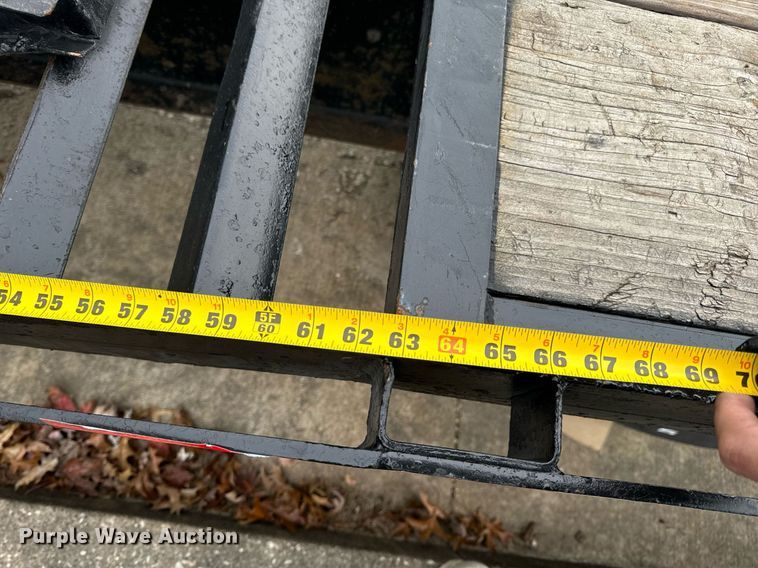 image for item EH7349 2015 Maxwell drop deck equipment trailer