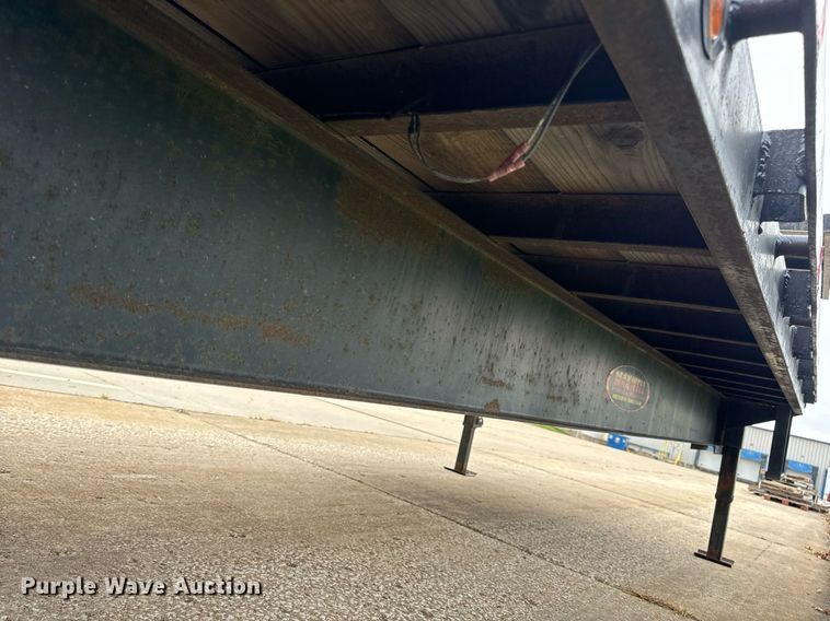 image for item EH7349 2015 Maxwell drop deck equipment trailer