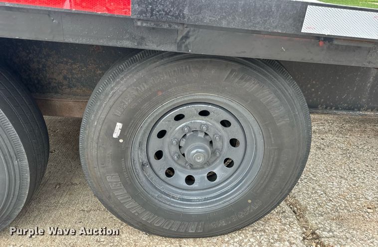 image for item EH7349 2015 Maxwell drop deck equipment trailer