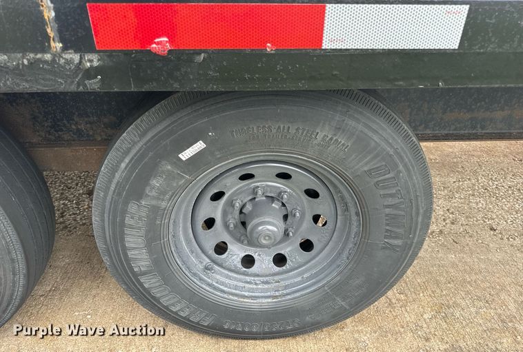 image for item EH7349 2015 Maxwell drop deck equipment trailer