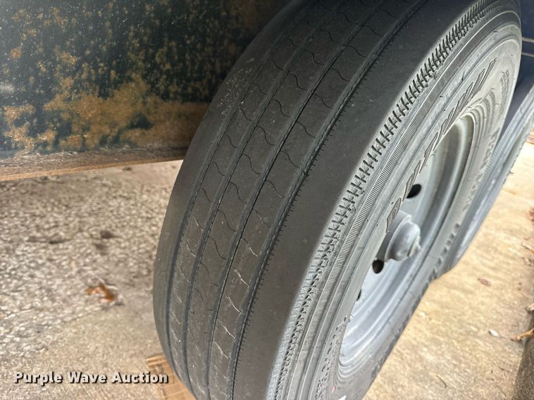 image for item EH7349 2015 Maxwell drop deck equipment trailer