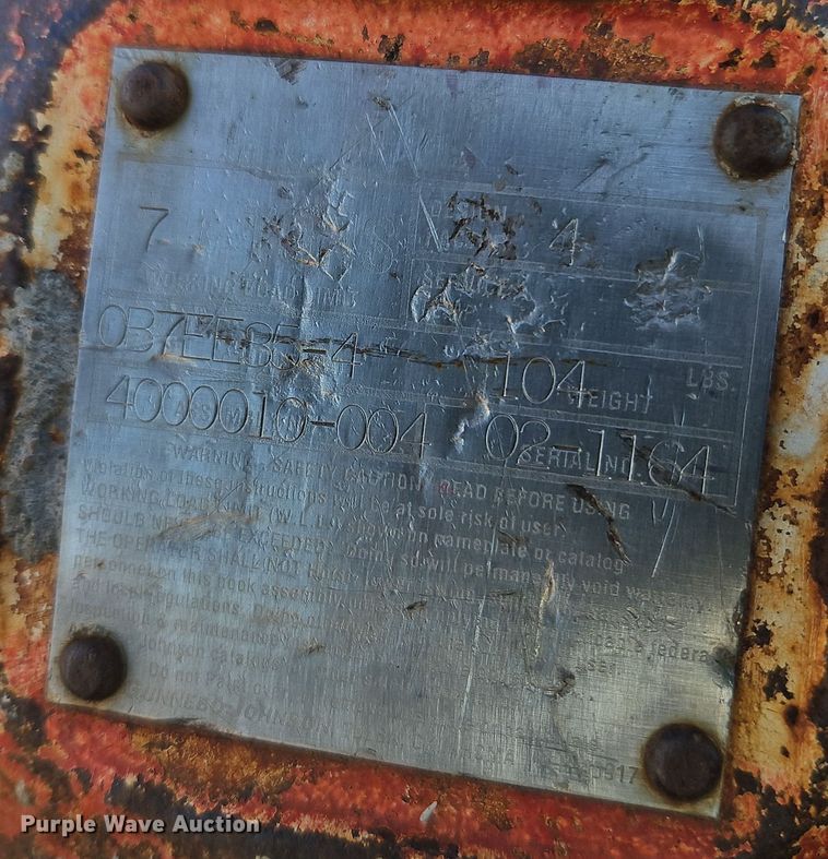 image for item EI8637 2002 Sterling L7500 crane truck