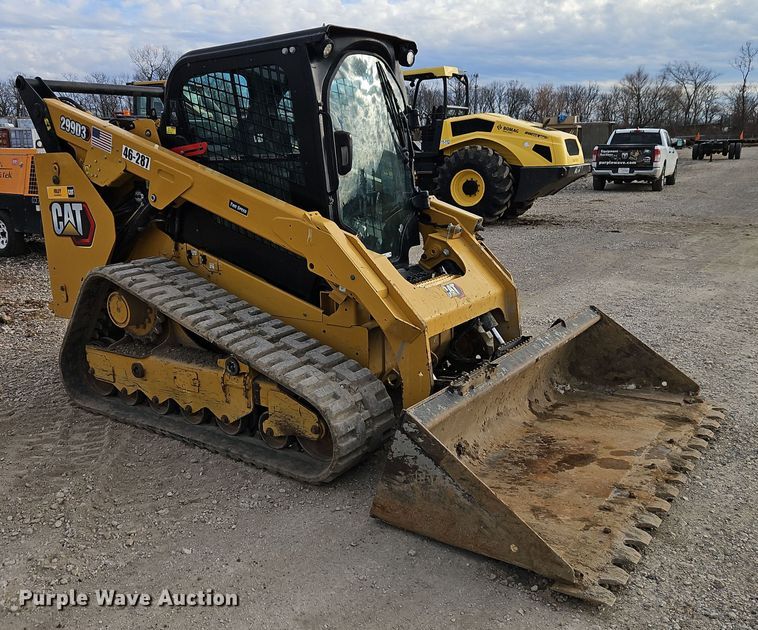 image for item EI8694 2022 Caterpillar 299D3 tracked skid steer loader