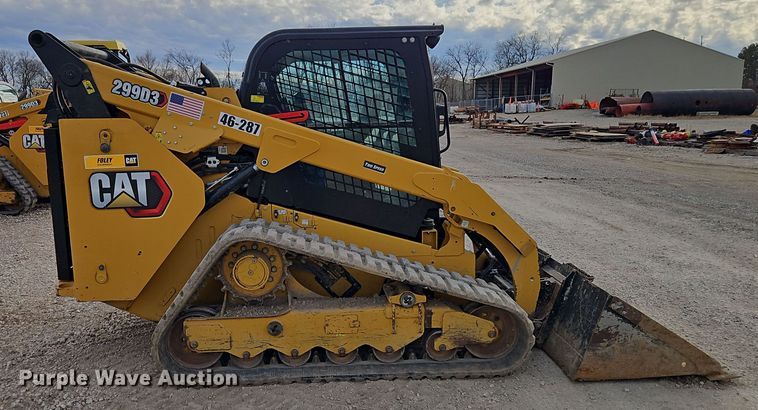 image for item EI8694 2022 Caterpillar 299D3 tracked skid steer loader