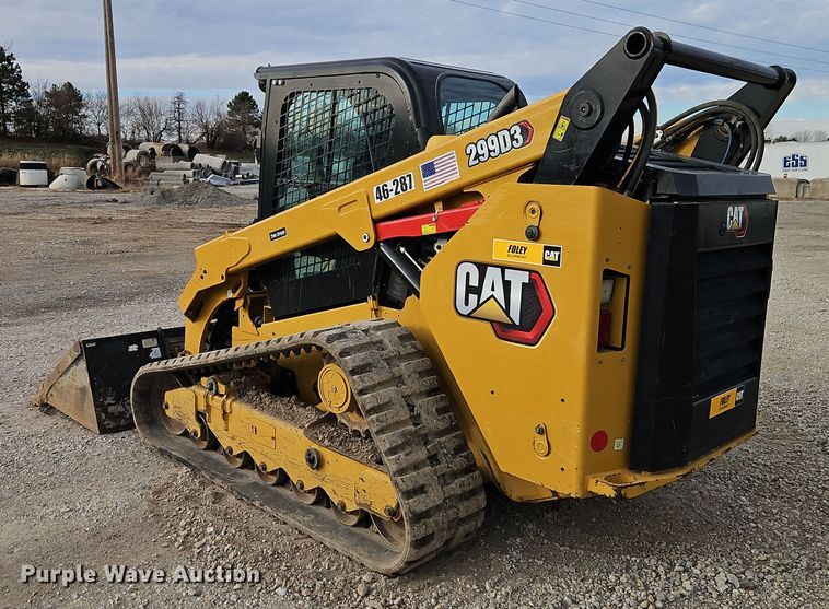 image for item EI8694 2022 Caterpillar 299D3 tracked skid steer loader