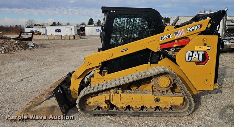 image for item EI8694 2022 Caterpillar 299D3 tracked skid steer loader