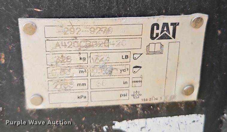 image for item EI8694 2022 Caterpillar 299D3 tracked skid steer loader