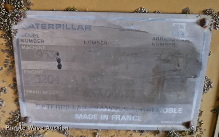 image for item EI8723 1989 Caterpillar 953 track loader