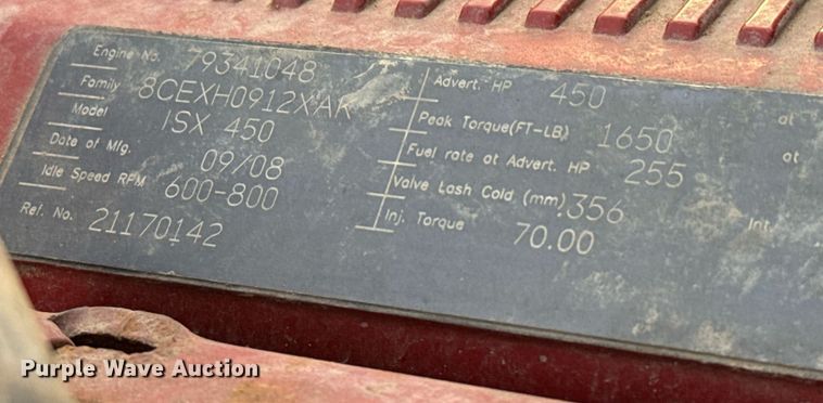 image for item EJ3228 2009 Volvo VN water truck