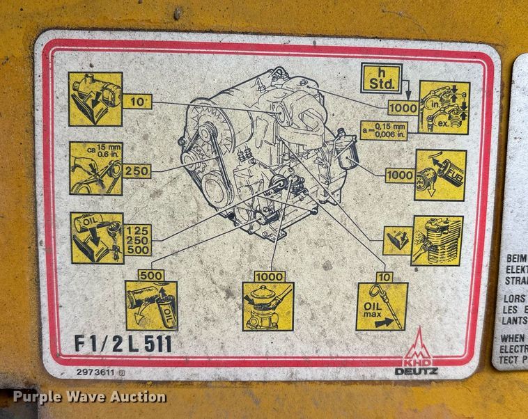 image for item EJ3267 Bomag BW120AD double drum vibratory roller