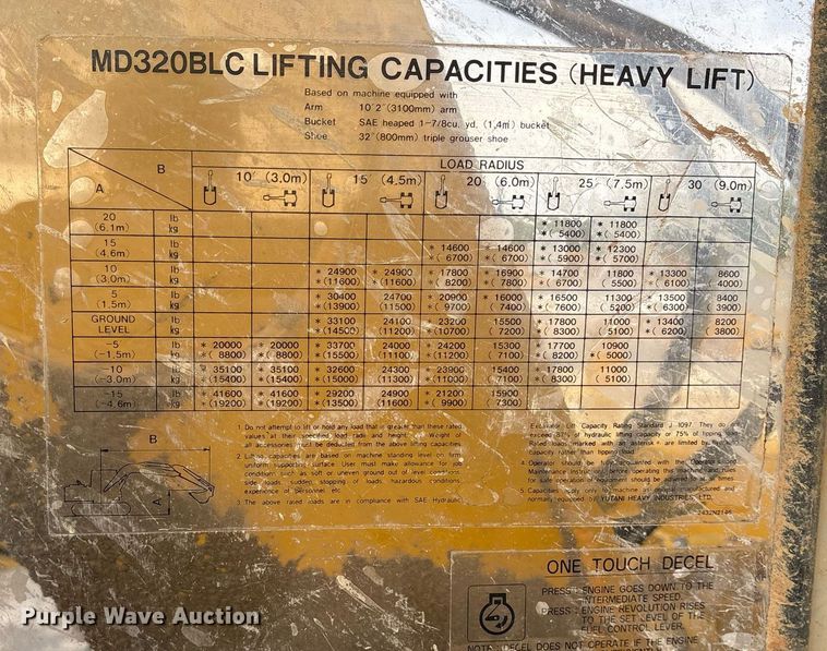 image for item EJ3269 Kobelco MD320BLC excavator