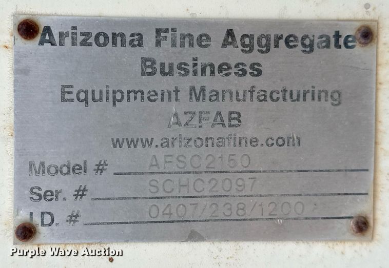 image for item EJ3315 AZFAB AFSC2150 sand cyclone