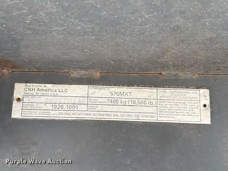 image for item EJ3323 2005 Case 570MXT industrial tractor