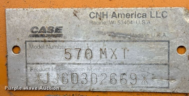 image for item EJ3323 2005 Case 570MXT industrial tractor