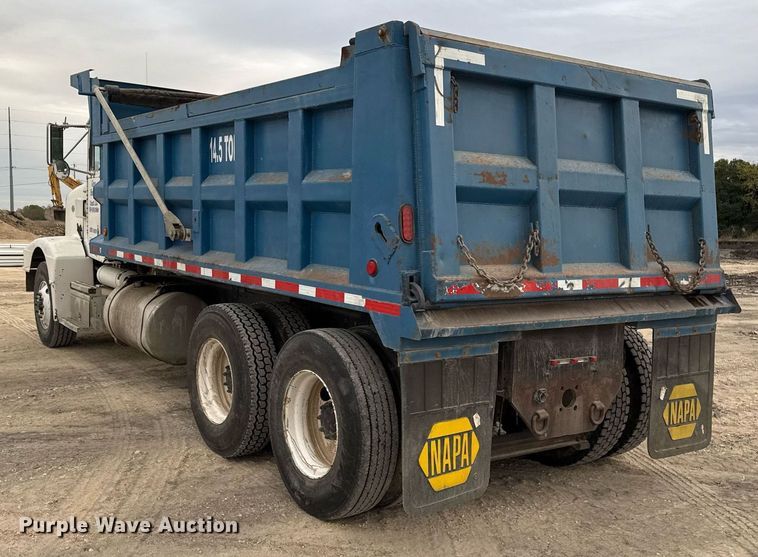 image for item EJ3324 1994 Peterbilt 377 dump truck
