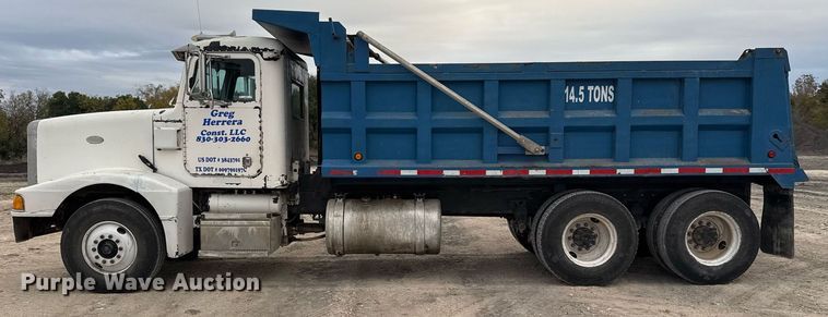 image for item EJ3324 1994 Peterbilt 377 dump truck