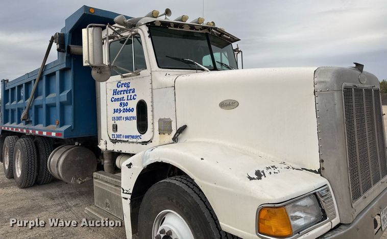 image for item EJ3324 1994 Peterbilt 377 dump truck