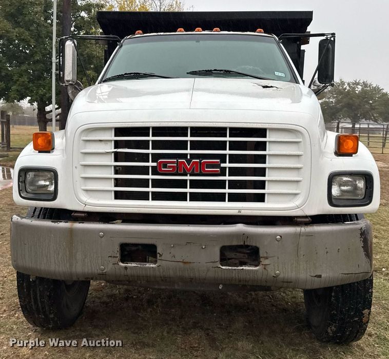 image for item EJ3326 2000 GMC C7500 dump truck
