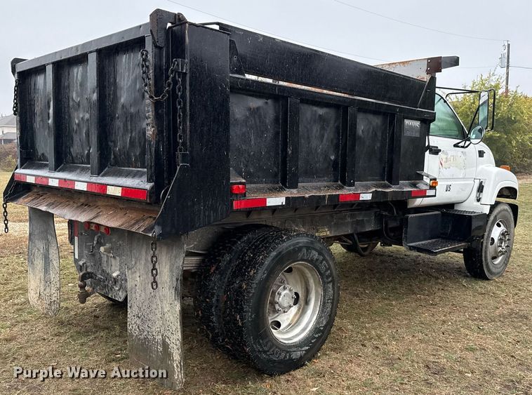 image for item EJ3326 2000 GMC C7500 dump truck