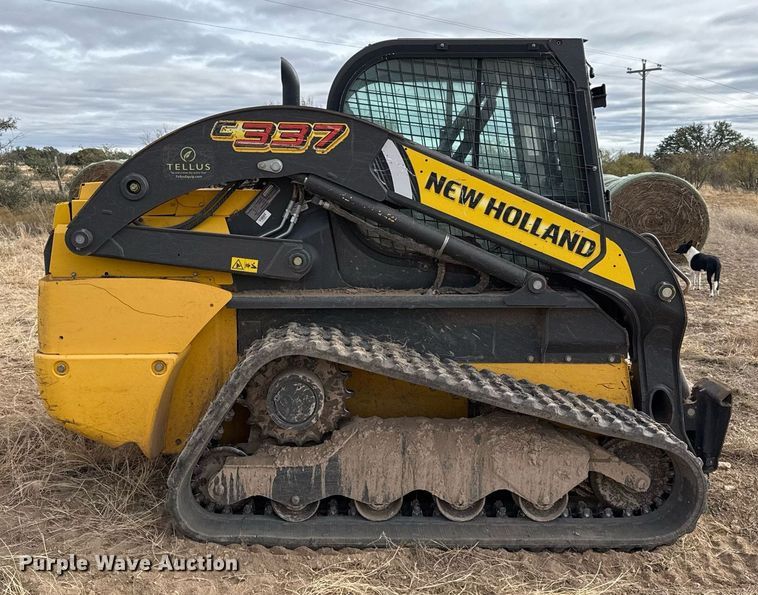 image for item EJ3328 2020 New Holland C337 tracked skid steer loader