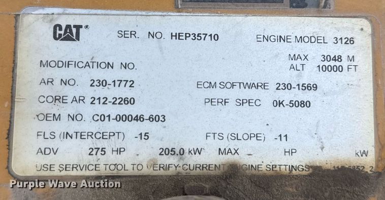 image for item EJ3337 2004 Freightliner Business Class M2 dump truck