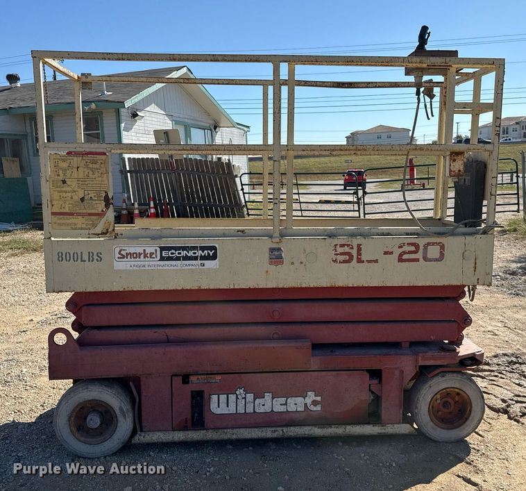 image for item EJ3338 Snorkel SL20 scissor lift