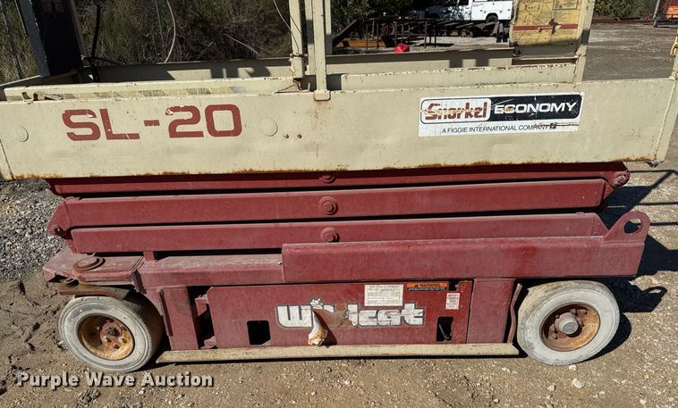 image for item EJ3338 Snorkel SL20 scissor lift