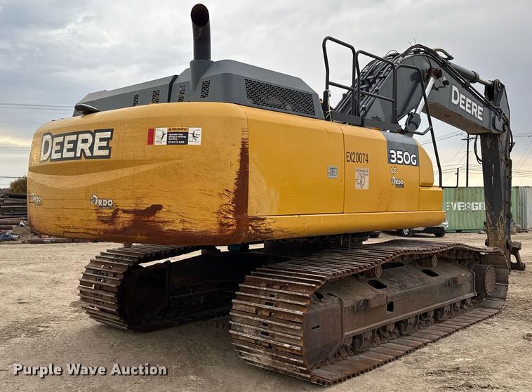 image for item EJ3347 2019 John Deere 350G LC excavator