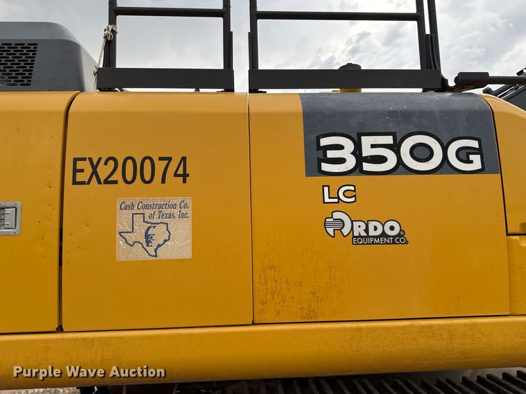 image for item EJ3347 2019 John Deere 350G LC excavator
