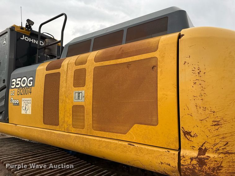 image for item EJ3347 2019 John Deere 350G LC excavator