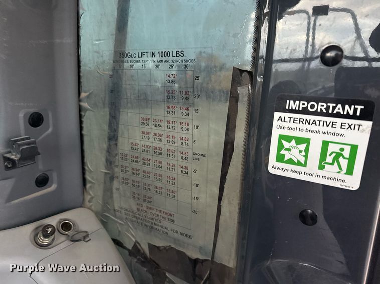 image for item EJ3347 2019 John Deere 350G LC excavator