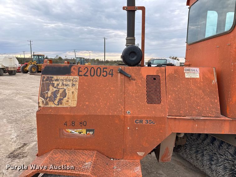 image for item EJ3355 2013 Broce CRT350 broom