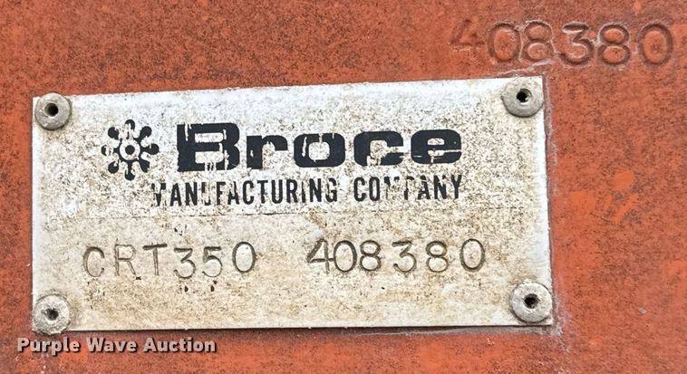 image for item EJ3355 2013 Broce CRT350 broom