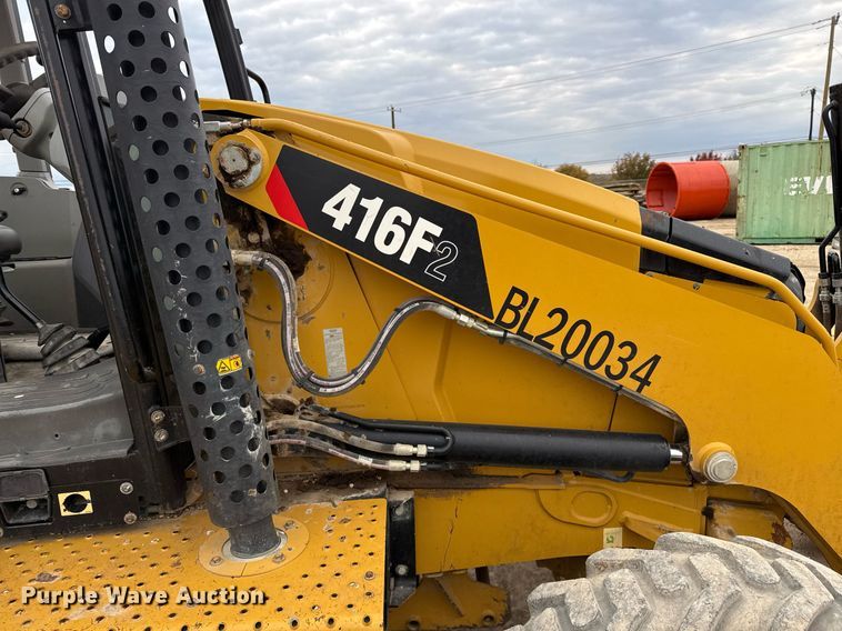 image for item EJ3356 2019 Caterpillar 416F2 backhoe