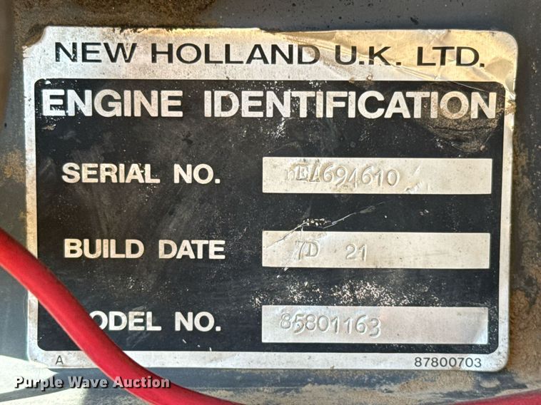 image for item EJ3371 1997 New Holland 555E backhoe