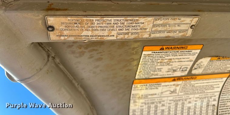 image for item EJ5213 2011 Yanmar VI035-5B mini excavator