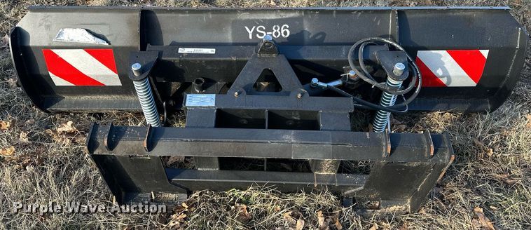 image for item EJ5227 2023 Snow Bucket 003-17-86-001 skid steer dozer blade