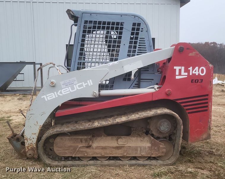 image for item EJ8116 Takeuchi  TL 140 tracked skid steer loader