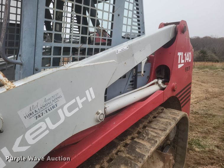 image for item EJ8116 Takeuchi  TL 140 tracked skid steer loader