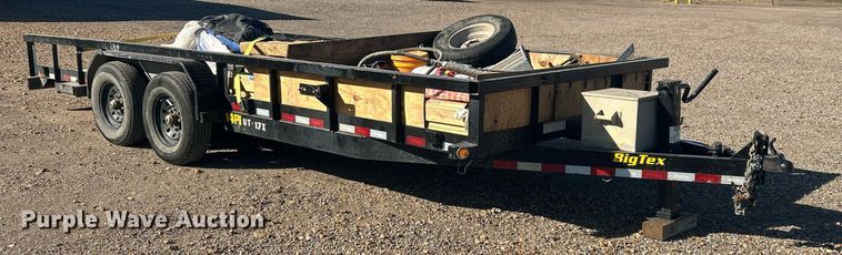 image for item EL6512 2024 Big Tex 14PI-20BK utility trailer