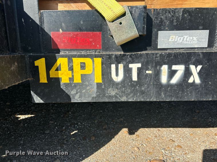 image for item EL6512 2024 Big Tex 14PI-20BK utility trailer