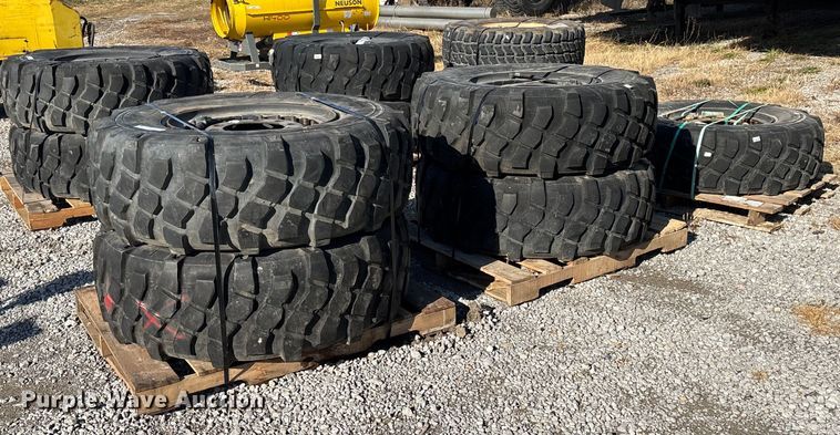 image for item EM0017 (5) Michelin 395/85R 20 XML tires and wheels