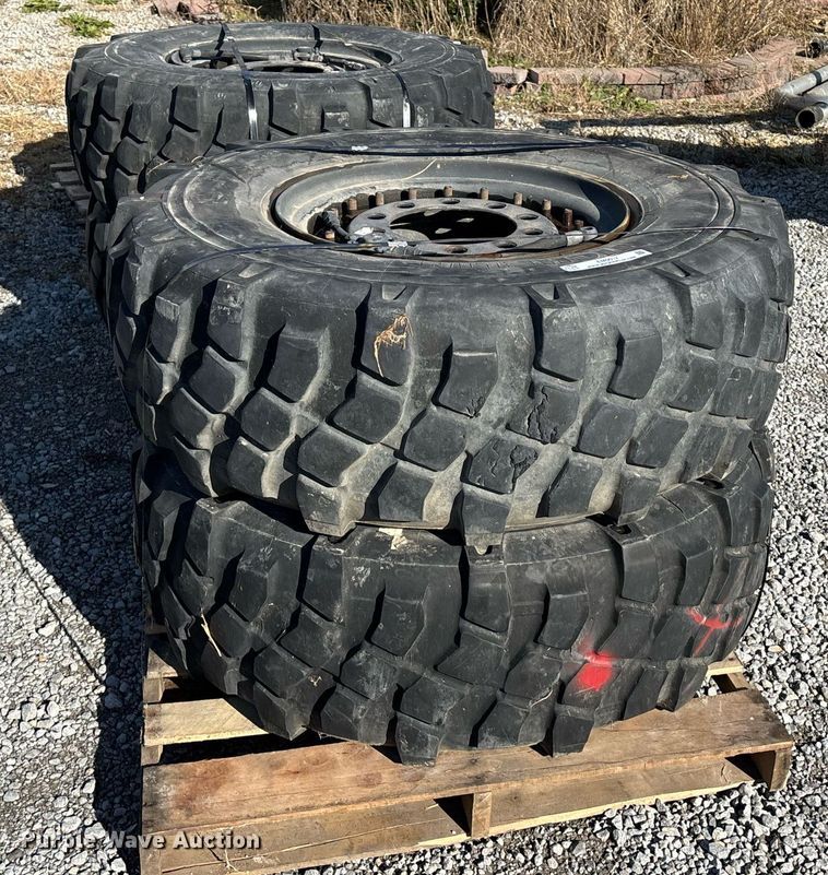 image for item EM0017 (5) Michelin 395/85R 20 XML tires and wheels