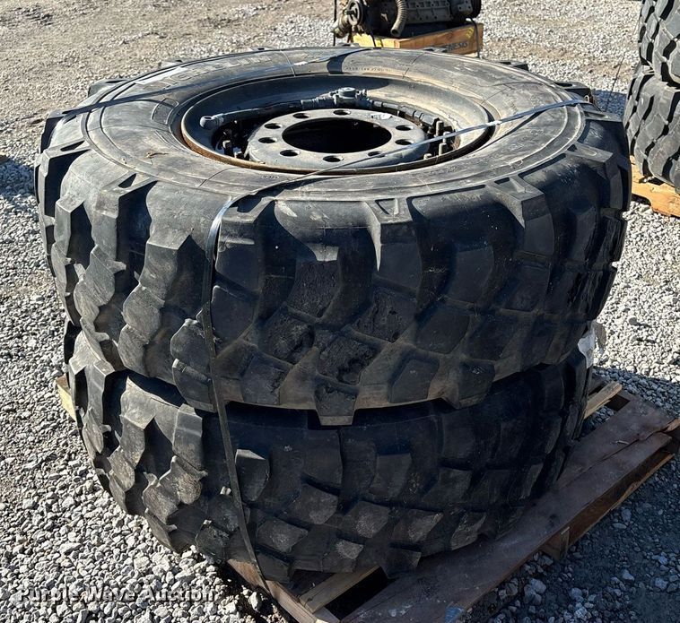 image for item EM0017 (5) Michelin 395/85R 20 XML tires and wheels