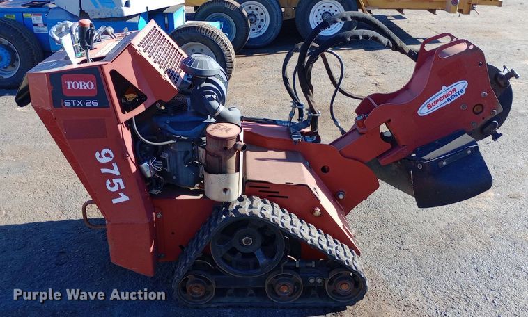 image for item EN8608 2017 Toro STX-26 23208 stump grinder