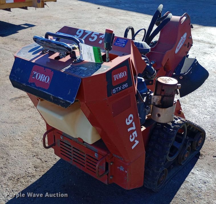 image for item EN8608 2017 Toro STX-26 23208 stump grinder